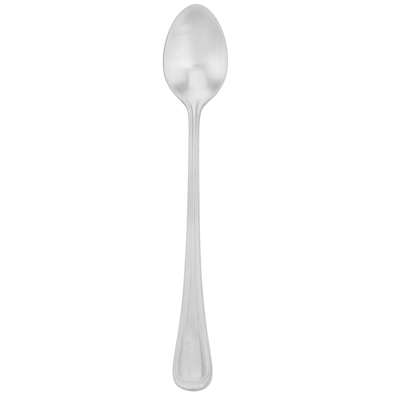 Walco 8104 Napa 7 1/8″ 18/10 Stainless Steel Extra Heavy Weight Iced Tea Spoon – 12/Pack