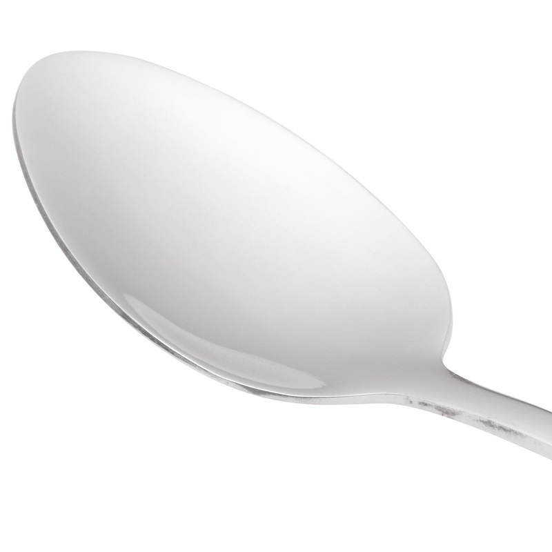 World Tableware 965 001 Columbus 6 3/8″ 18/0 Stainless Steel Heavy Weight Teaspoon – 12/Pack