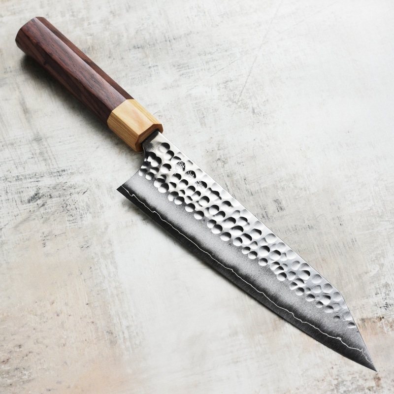 Yoshimi Kato Forged Ginsan Stainless Clad 8.25″ Kiritsuke
