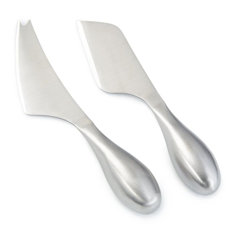 BergHOFF Aaron Probyn 2Pc 18/10 Stainless Steel Gorge Hard and Soft Cheese Knife Set