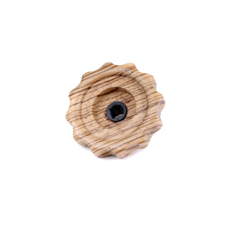 Custom Wood Steam/Water Knob – Rocket Espresso – Zebra Wood | Arnold Wood Working REKNOBZWD