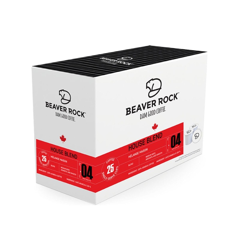 Beaver Rock House Blend Single-Serve Coffee Pods (Case of 100)