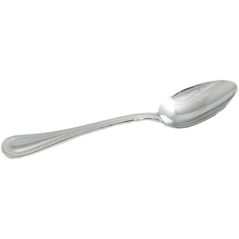 Bon Chef S1003 Sombrero 7 1/4″ 18/10 Stainless Steel Extra Heavy Soup / Dessert Spoon – 12/Pack
