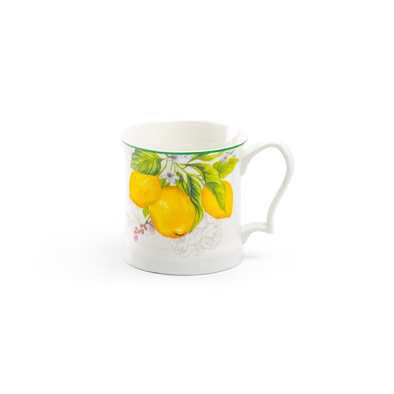 Lemon Garden Fine Porcelain Mug
