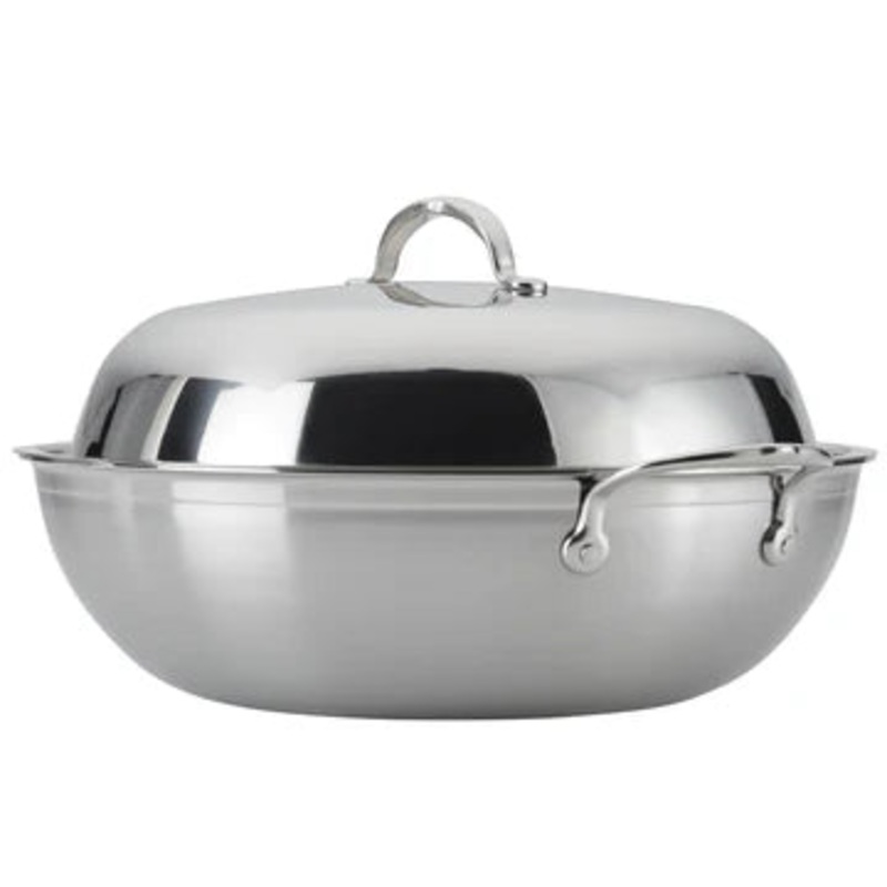 ProBond Professional Clad Stainless Steel Wok, 14-Inch