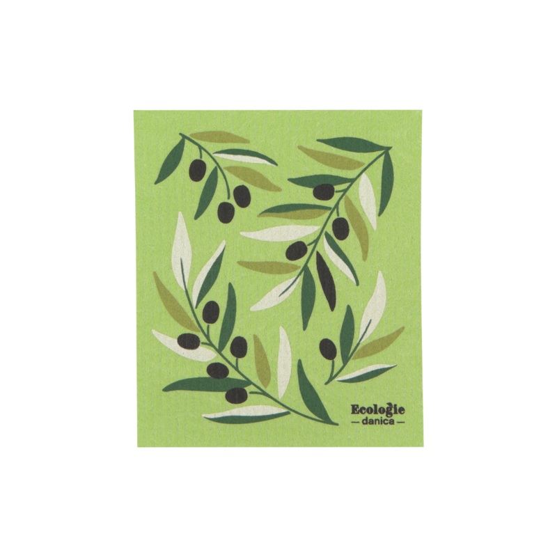 Swedish Sponge Cloth – Olives