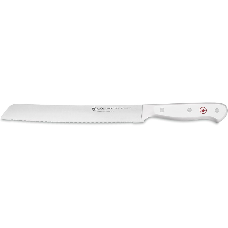 Wusthof Gourmet White – 8″ Serrated Bread Knife