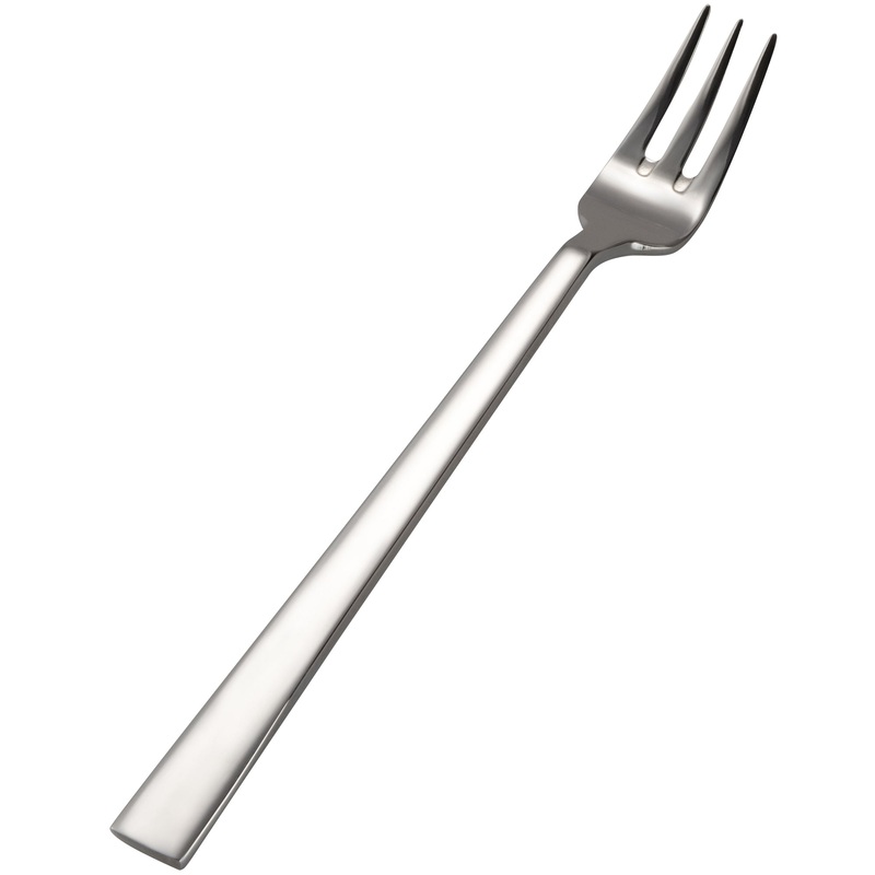 Bon Chef S3708 Roman 6 1/4″ 18/10 Stainless Steel Extra Heavy Oyster / Cocktail Fork – 12/Pack