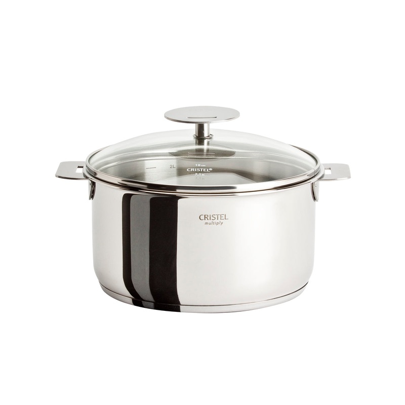 Cristel Casteline Removable Handle – 1 Qt. Saucepan w/Lid