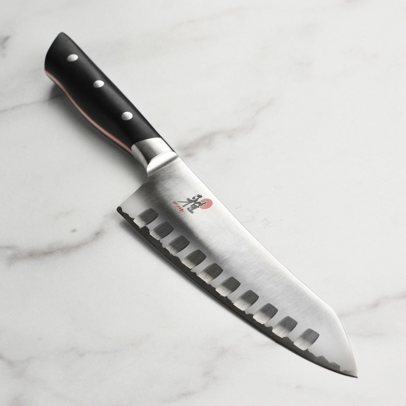 Miyabi Evolution 7″ Hollow Edge Rocking Santoku Knife