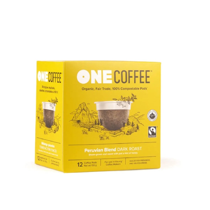 OneCoffee Peruvian Single-Serve Pods (Box of 18)