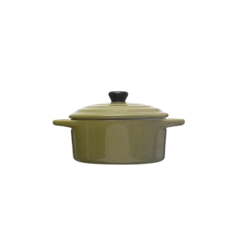 Stoneware Mini Baker – Forest Green