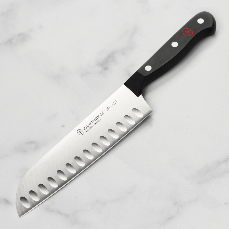 Wusthof Gourmet 7″ Hollow Edge Santoku Knife