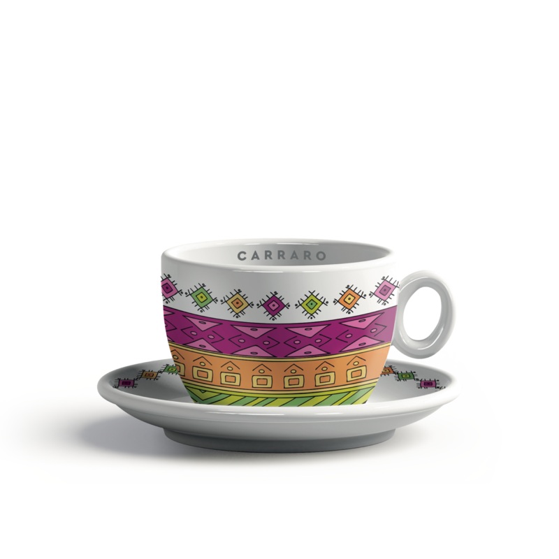 Carraro Caffe del Villaggio Cup and Saucer – Latte