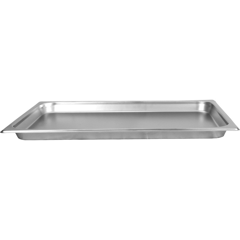 Deep Stainless Steel Anti-Jamming Steam Pan 22 Gauge- Chafing Steam Table Pans Catering Food Storage Metal Pan Hotel Pan for Restaurant Events Catering Use