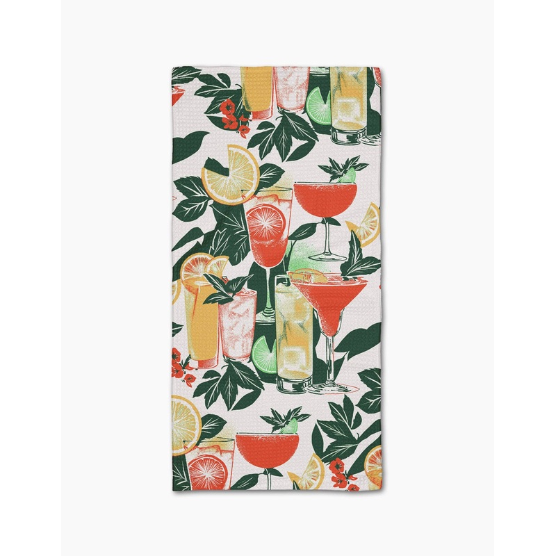 Geometry Summer Refreshments Bar Towel