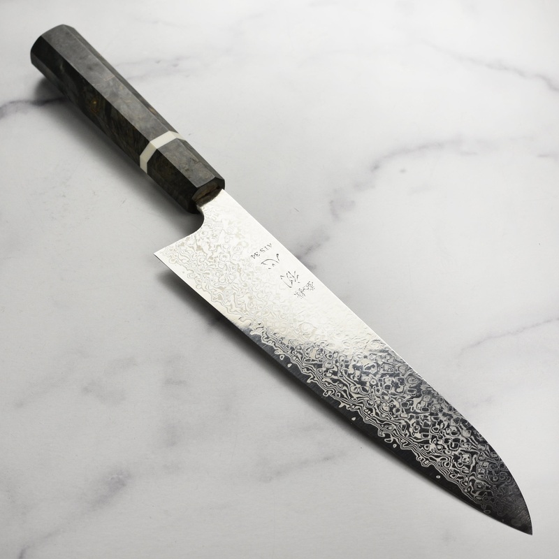 Hatsukokoro x Yauji Ginga34 Damascus 9.4″ Gyuto