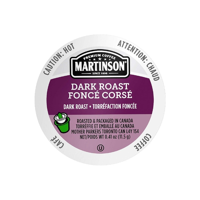 Martinson Coffee Dark Roast Single Serve Pods (Box of 24)