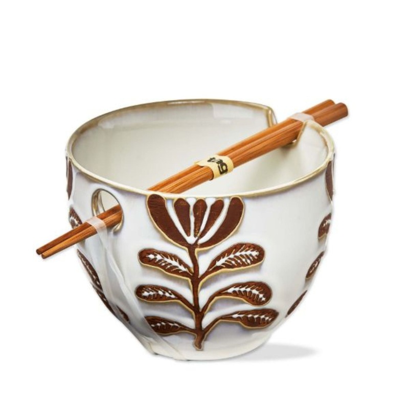 Noodle Bowl & Chopstick Set – Lavender & Honey