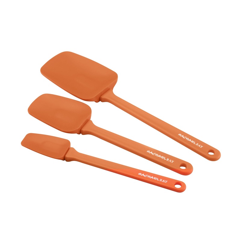 Rachael Ray Tools & Gadgets 3 Piece Spoonula Set, Orange