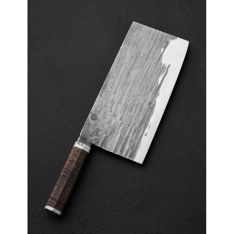 Curly Walnut Kurouchi Cleaver 200mm