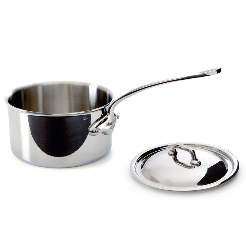 Mauviel M’Cook 1.9 qt Stainless Steel Saucepan & Lid