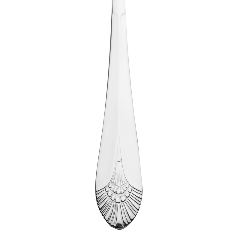 Acopa Monaca 6 7/8″ 18/8 Stainless Steel Extra Heavy Weight Dessert Spoon – 12/Pack