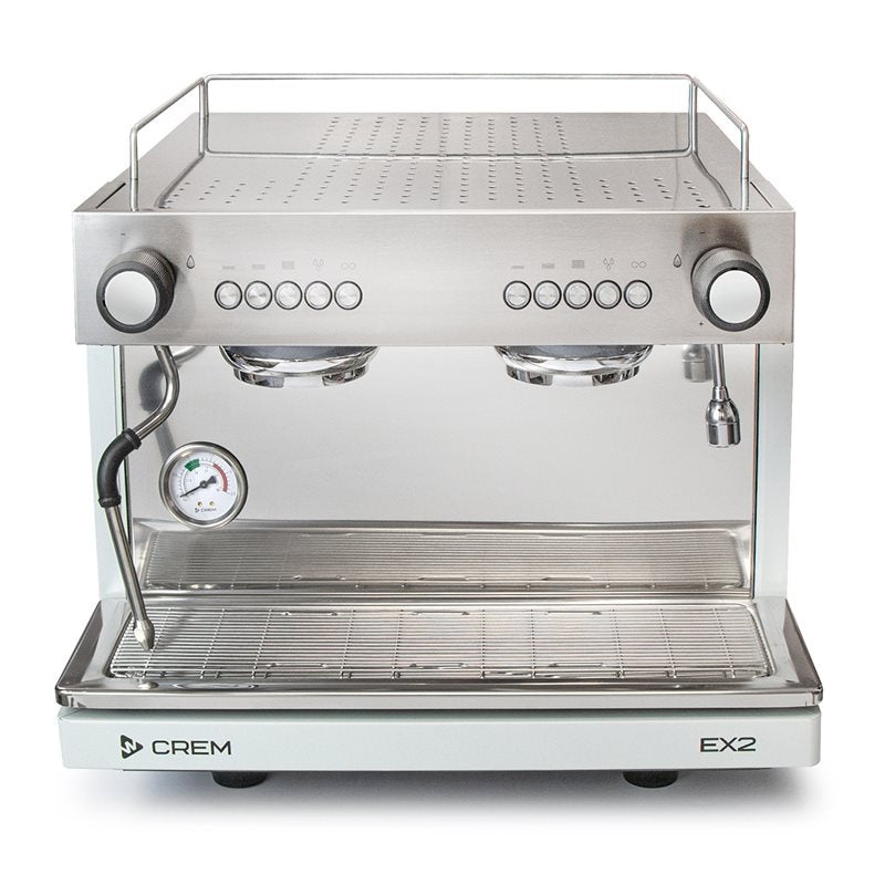 Crem EX2 Mini/Compact 2 Grp Espresso Machine – Light Grey
