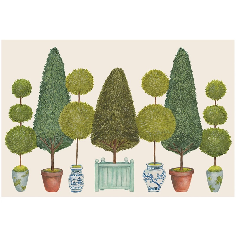 Hester & Cook Topiary Garden Placemat