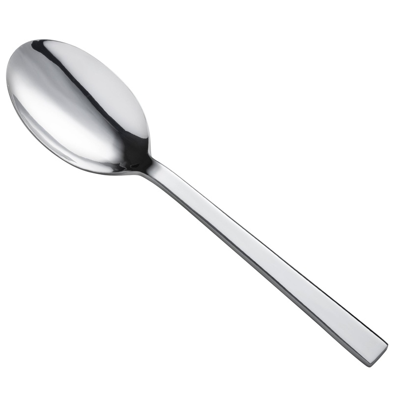 Oneida B678STBFXL Chef’s Table Mirror 11″ 18/0 Stainless Steel Heavy Weight Large Serving Spoon – 12/Pack
