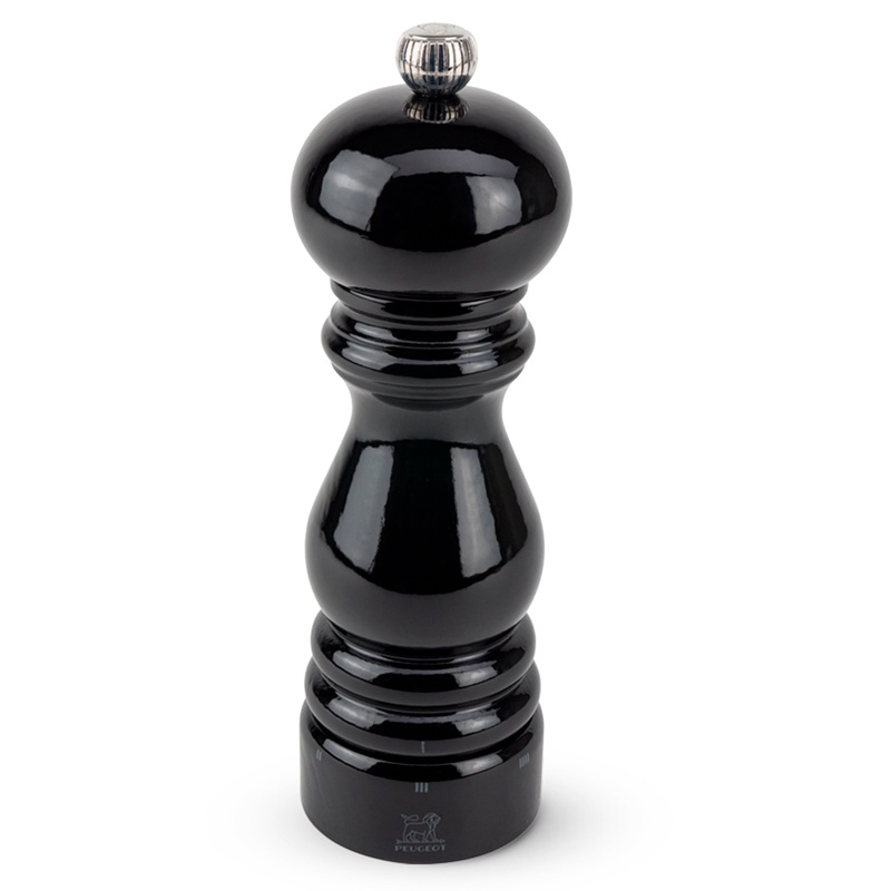 Peugeot Paris U’Select Pepper Mill Black Lacquered, 7-Inches