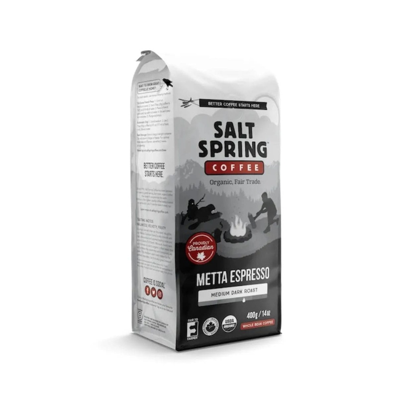 Salt Spring Metta Espresso Whole Bean Coffee (14 oz.)