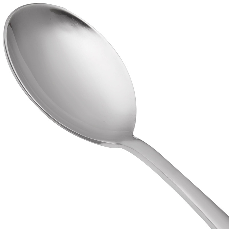 World Tableware 467 016 Auberge 6″ 18/0 Stainless Steel Heavy Weight Bouillon Spoon – 12/Pack