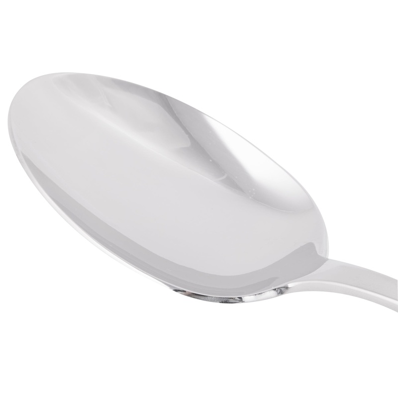 World Tableware 971 003 Aspen 8 5/8″ 18/8 Stainless Steel Extra Heavy Weight Tablespoon / Serving Spoon – 12/Pack