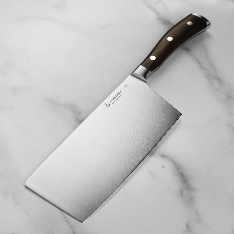 Wusthof Ikon Blackwood 7″ Chinese Chef’s Knife