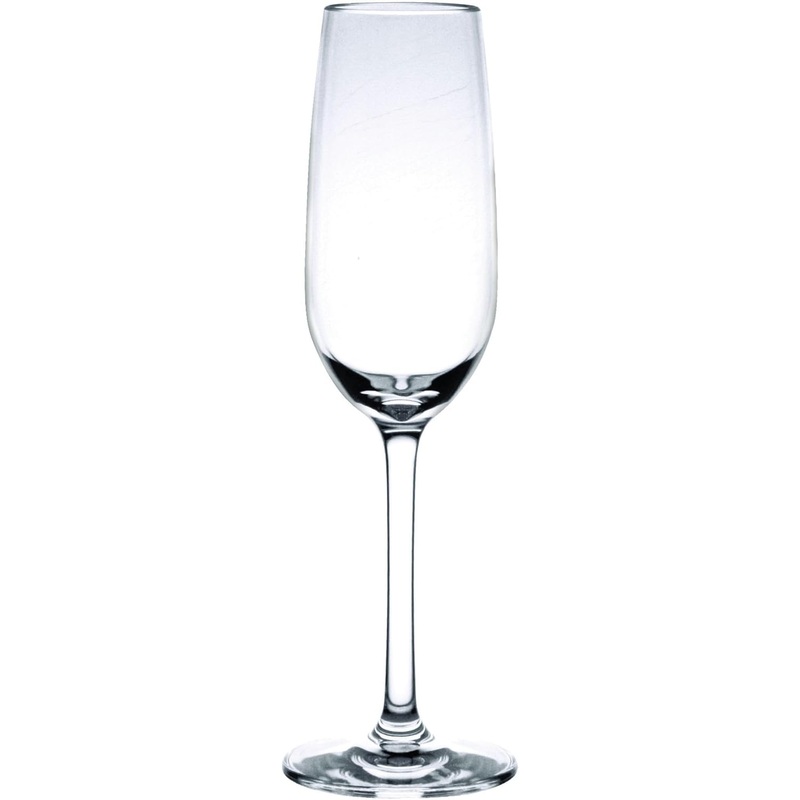 7 oz Champagne Glass Polycarbonate Clear Color- Plastic Stemware Wine Glass Red Wine Glass Drinking Glass Toasting Glass Cocktail Cup Drinkware Ideal for Party Wedding Birthday
