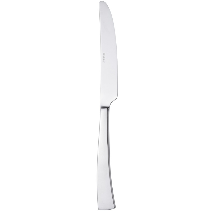 Arcoroc T3604 Latham 9 1/4″ 18/10 Stainless Steel Extra Heavy Weight Dinner Knife by Arc Cardinal – 12/Pack