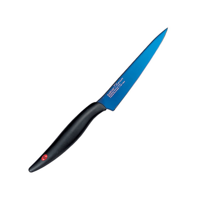 Kasumi Titanium – 4 3/4″ Utility Knife – Blue