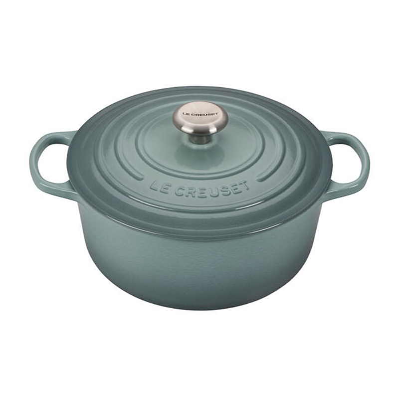 Le Creuset 5.5 Qt Signature Round – Sea Salt