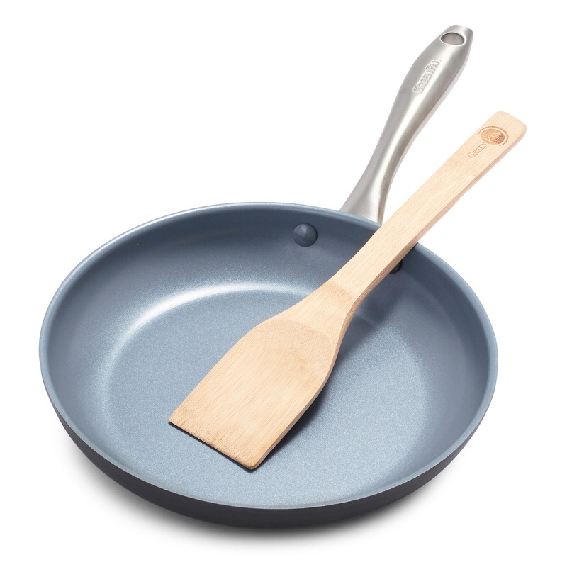 Lima Ceramic Nonstick 10″ Frypan with Bamboo Spatula