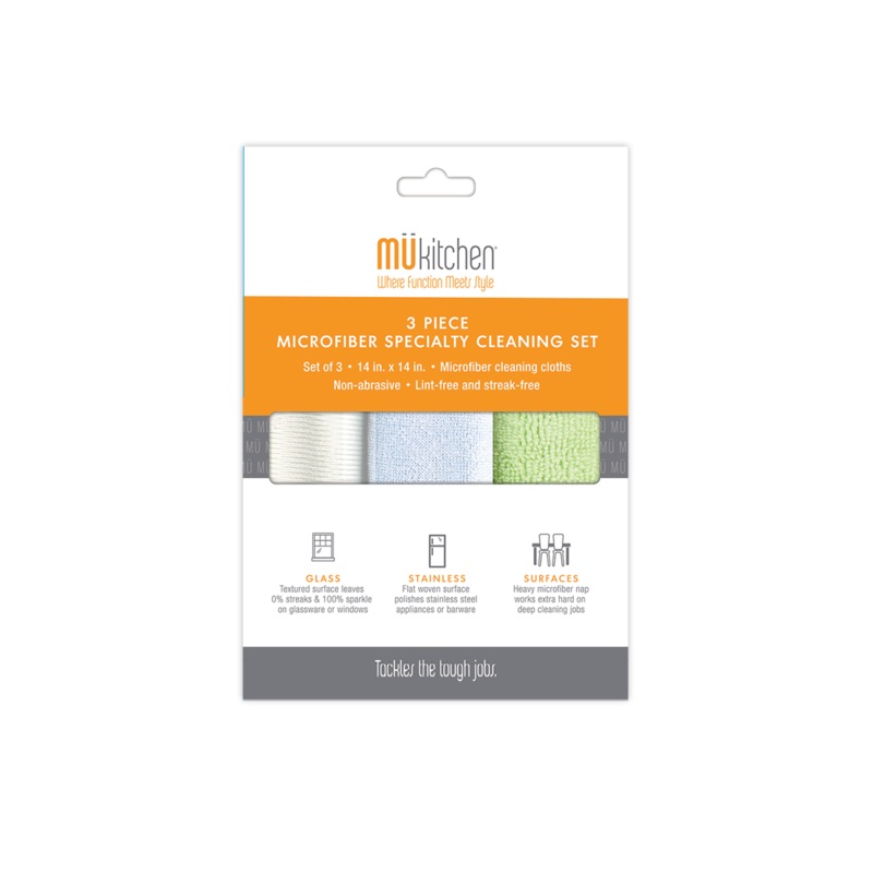 MU Kitchen 3 Piece Specialty Cleaning Set