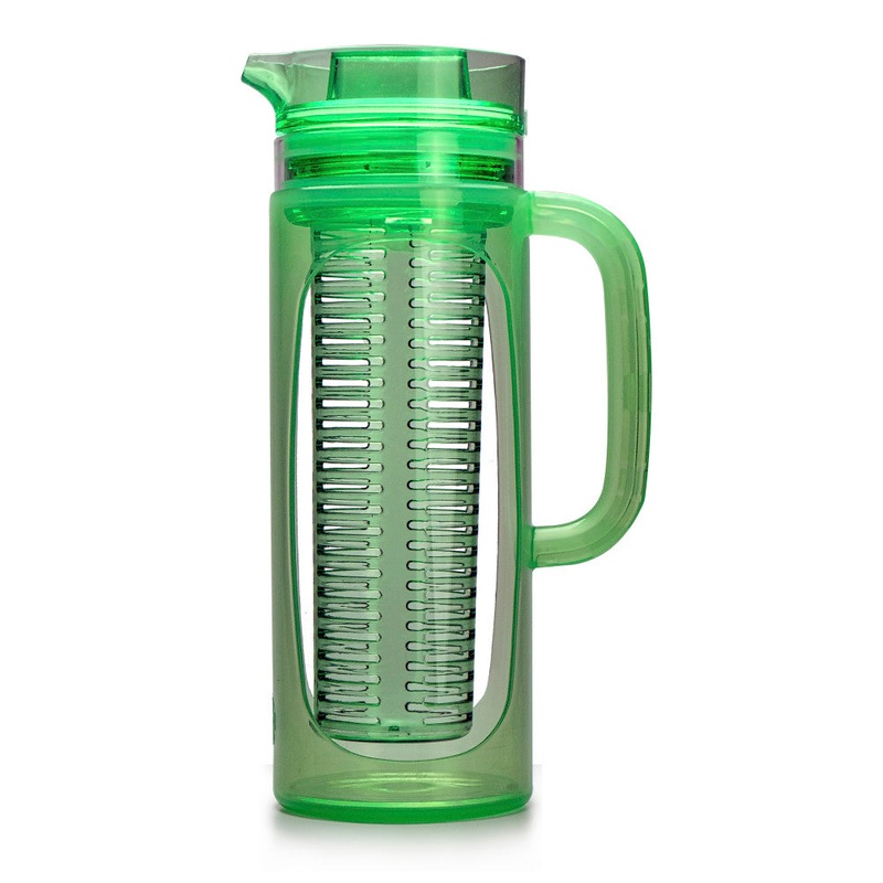 Primula Flavor Pure 1.6 Qt Borosilicate Glass Infusion Pitcher, Translucent Mint
