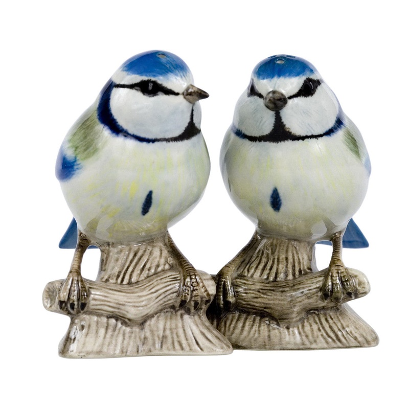 Quail Ceramics Blue Tit Salt and Pepper