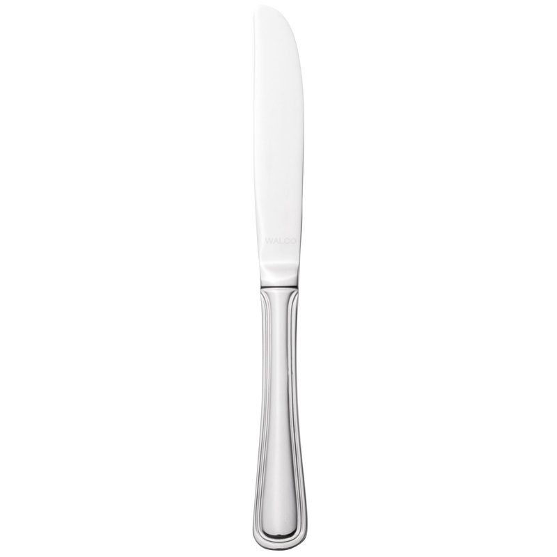 Walco PAC11 Pacific Rim 7″ 18/10 Stainless Steel Extra Heavy Weight Solid Handle Butter Knife – 12/Pack