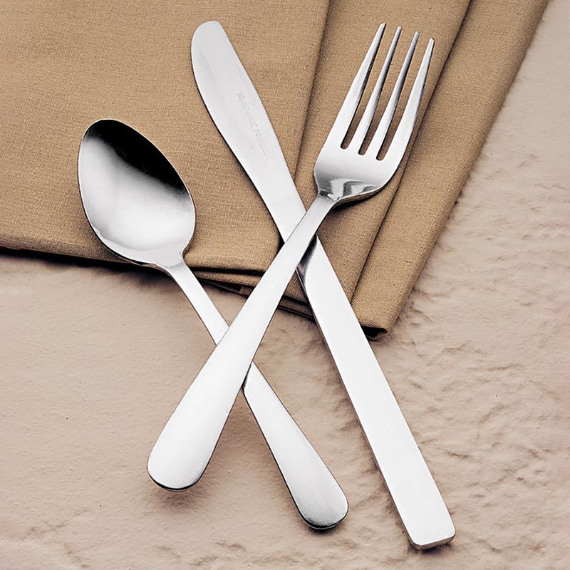 World Tableware Brandware 141 030 Windsor 7 1/8″ 18/0 Stainless Steel Heavy Weight Dinner Fork – 12/Pack