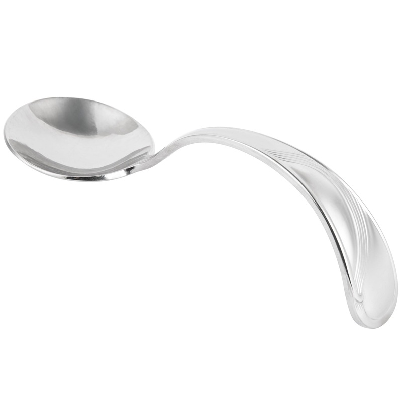 Bon Chef STS2201 Wave 5″ Bouillon Tasting Spoon – 12/Pack