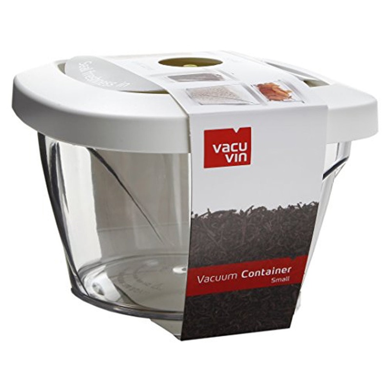 DISCONTINUED – Vacu Vin .65L Vacuum Coffee and Tea Saver White (2013)
