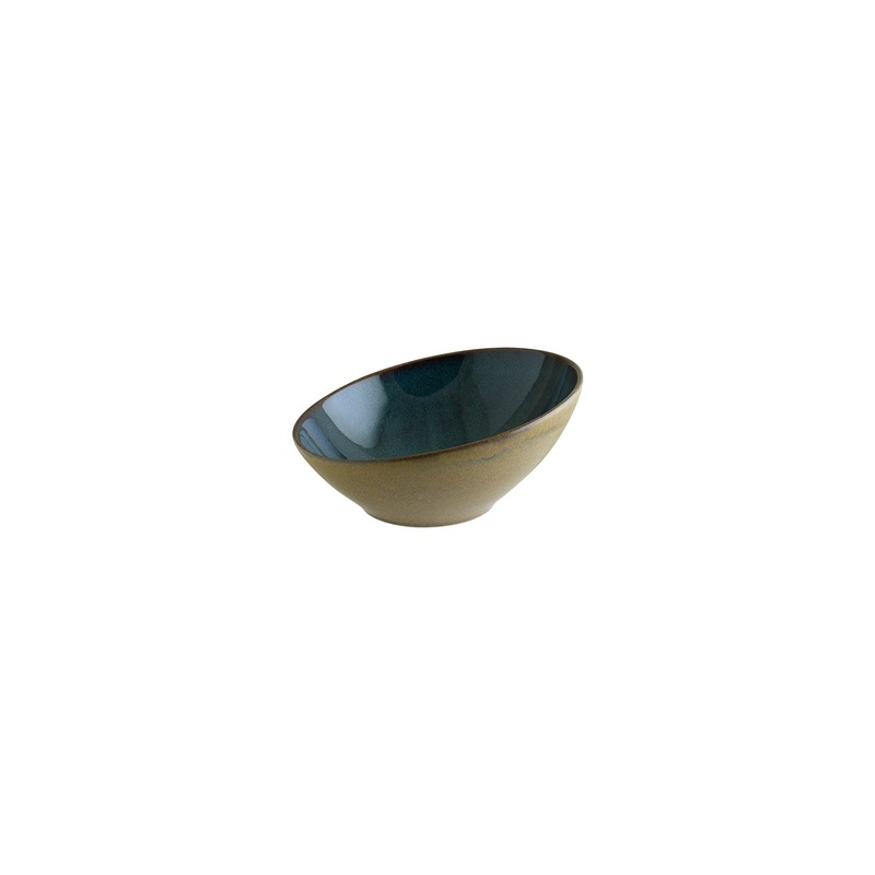 Sphere Ocean dia.7″ h:3.25″ 15 oz. Round Blue Porcelain Bowl
