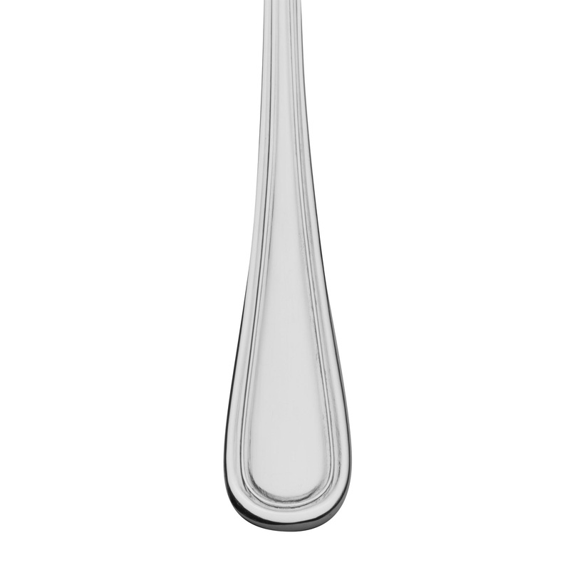 Acopa Edgewood 7 1/4″ 18/0 Stainless Steel Heavy Weight Iced Tea Spoon – 12/Pack