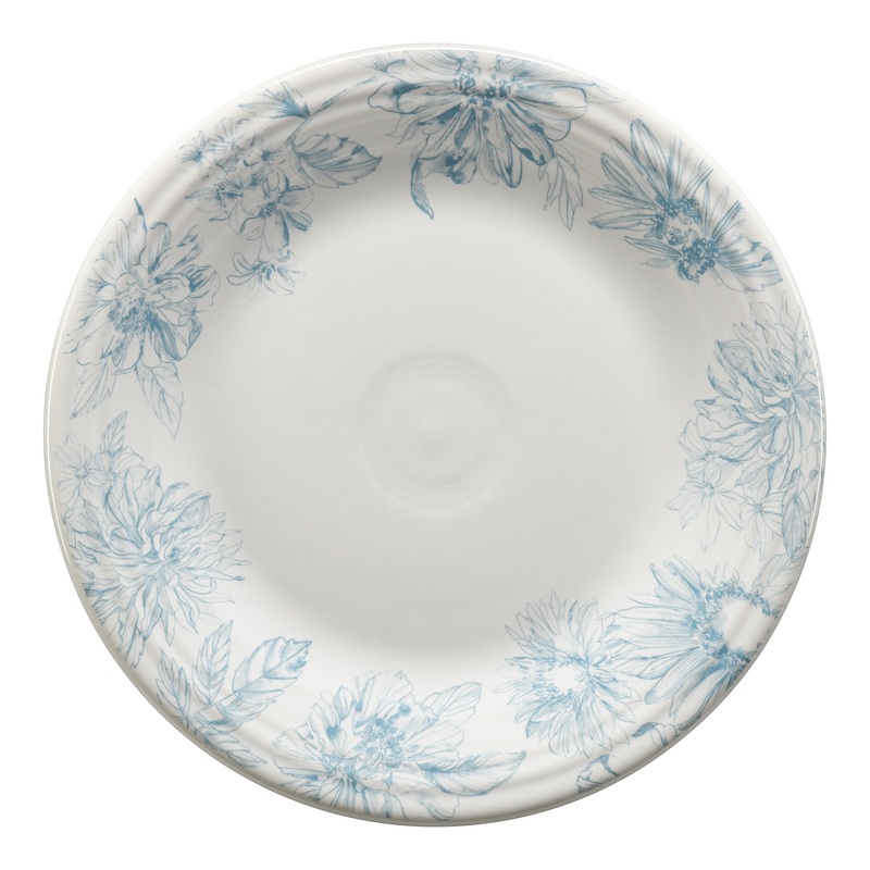 Botanical Floral Classic Rim 10 1/2 Inch Dinner Plate